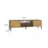 RTV KAMARO 160 plāns/GŁ ARTISAN OAK