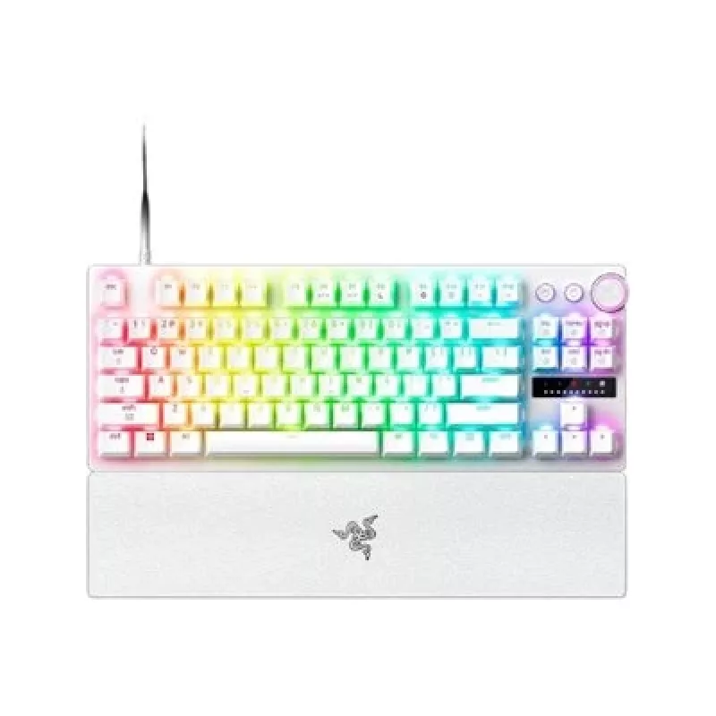 Razer Huntsman V3 Pro Tenkeyless 8KHz | Spēļu tastatūra | Vadu | ASV | Balta | Razer Analog Optical Switch Gen-2