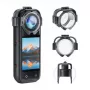 Puluz PU750T objektīva vāciņi Insta360 X5 — uzspiežamie aizsargvāciņu komplekts