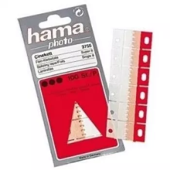 Hama Filmu līmēšanas lente Cinekett filmu līme 100 gab. Sarkana, Balta