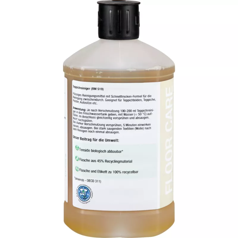 Kärcher RM519 Fast Dry Liquid Carpet Cleaner universāls tīrīšanas līdzeklis 1000 ml