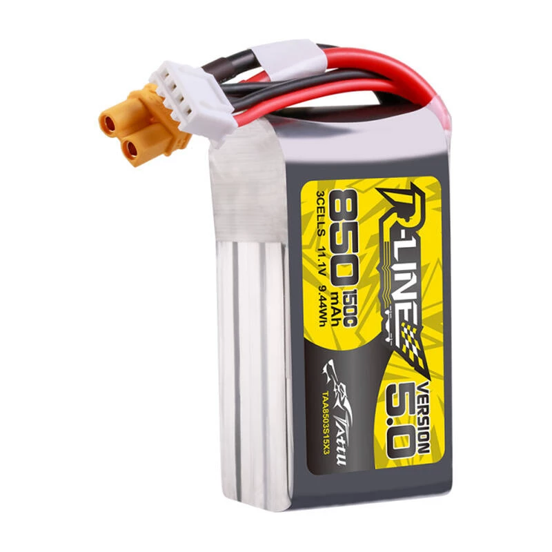 Baterija Tattu R-Line 5.0 850 mAh 11,1 V litija polimēra
