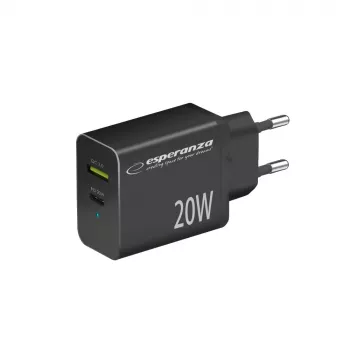 Esperanza EZC105K tīkla lādētājs 20 W melns