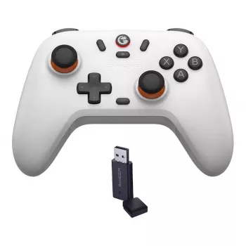 Bezvadu spēļu kontrolieris GameSir T4n Lite balts – Bluetooth saderīgs, bezvadu, uzlādējams