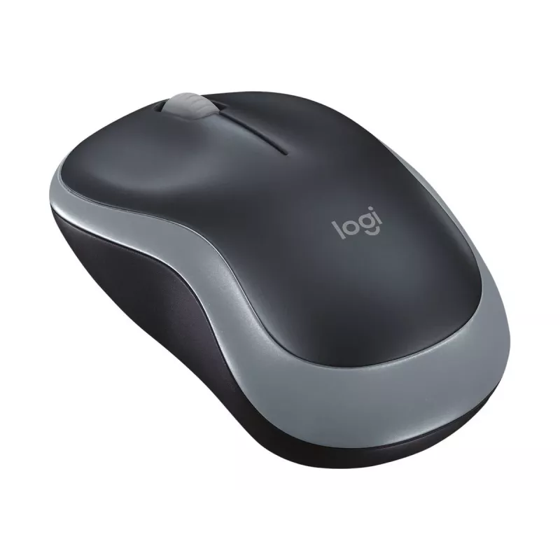 Logitech M185 bezvadu optiskā pele Ambidextrous Grey 910-002238