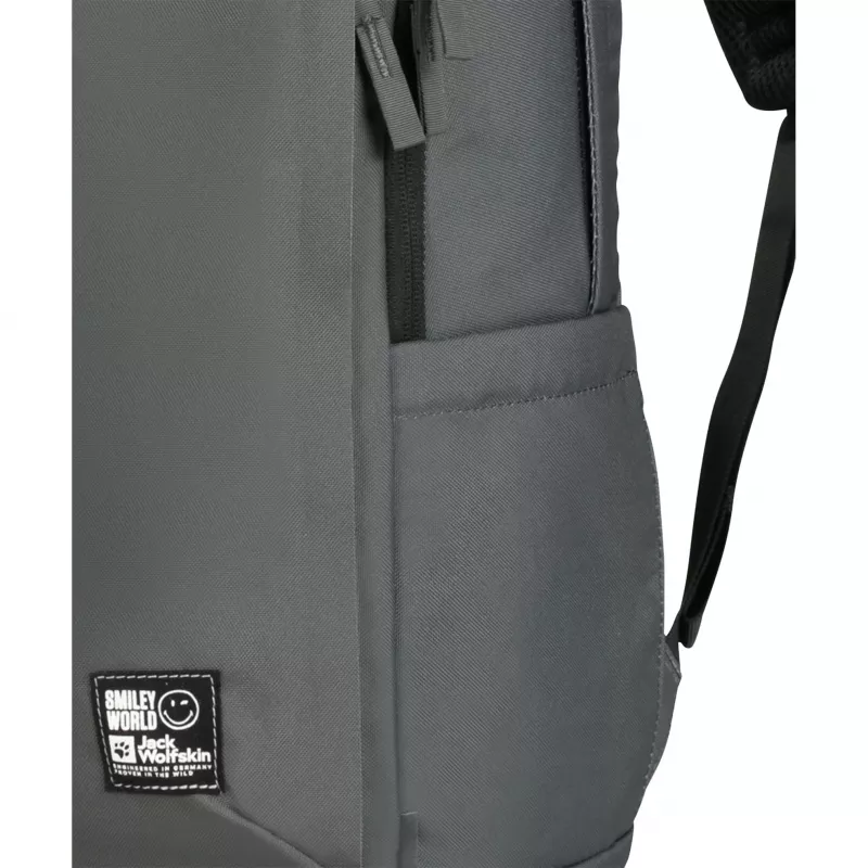 Jack Wolfskin Smileyworld mugursoma - zaļa/pelēka, 22 L