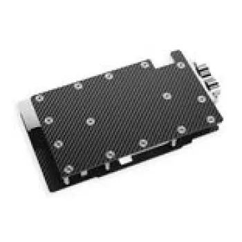 Aizmugurējā plāksne Alphacool 10261 Alumīnijs Hroms Varš Melna 95,7 mm