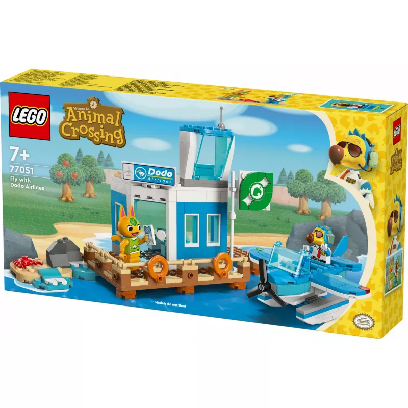Konstruktors LEGO 77051 Animal Crossing: Fly with Dodo Airlines komplekts, LEGO zīmols, modelis 77051