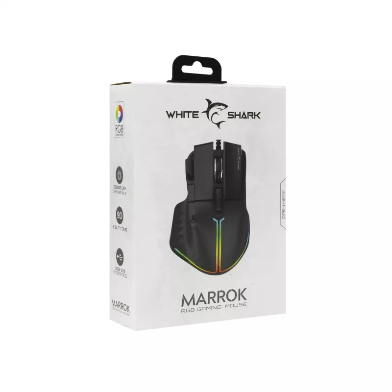pele White Shark MARROK Melns USB Type-A
