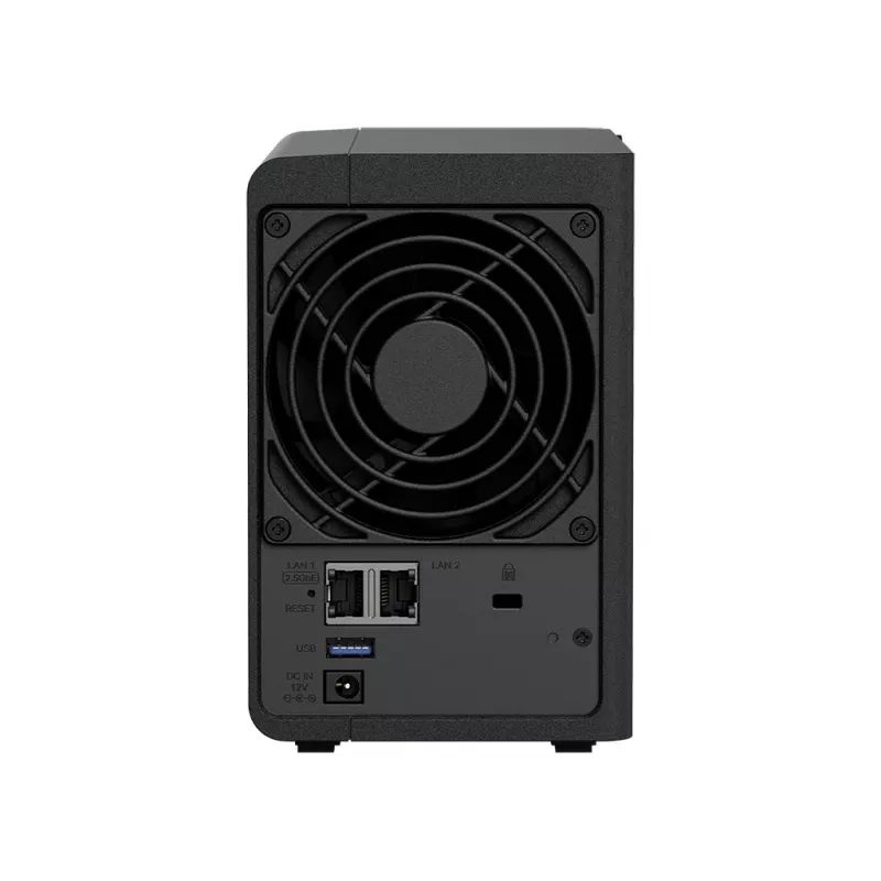 Synology DS225+ 2 Bay NAS galddators Intel® Celeron® J4125 2 GB DDR4 Synology DSM Melns - tikai Synology HDD