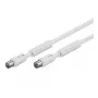 Wentronic 50742 Koaksiālais kabelis, balts