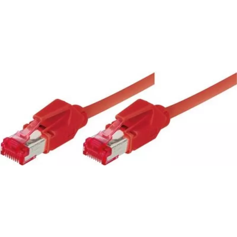 Tecline 71810R Ethernet komutācijas kabelis, sarkans