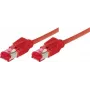 Tecline 71810R Ethernet komutācijas kabelis, sarkans