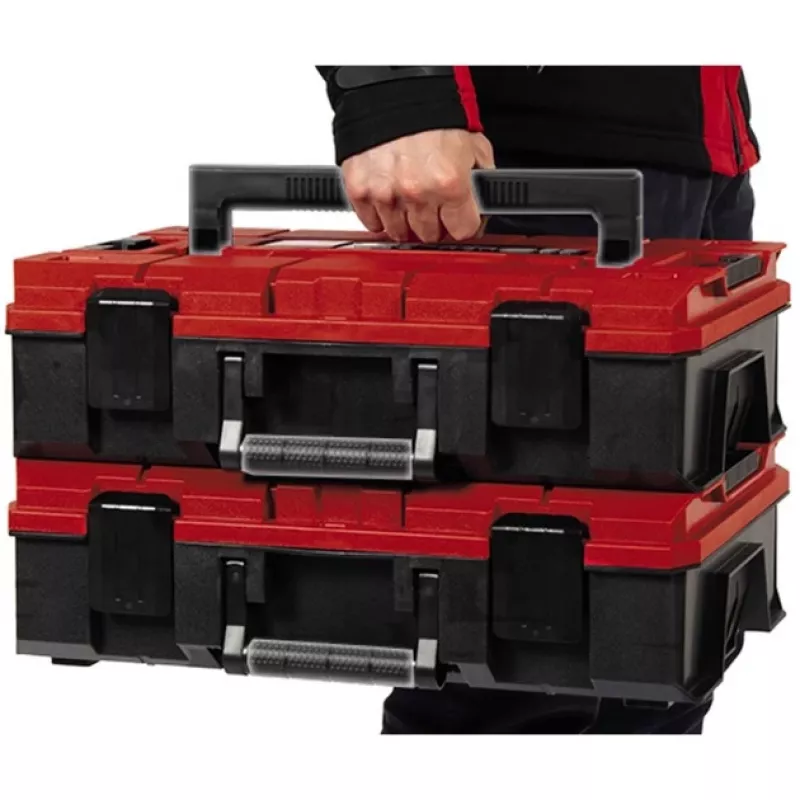 Instrumentu uzglabāšanas kaste Einhell 4540019 Melna Sarkana 420x95x280mm 1.95kg