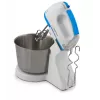 Galda mikseris ESPERANZA EKM019WB — 150 W, 2,5 l bļoda, 7 ātrumi, mīklas āķi, dubultā putojamā slotiņa, balts