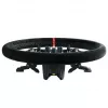 Asetek SimSports stūres aploces, padziļināta, 340 mm - melna, zamšāda