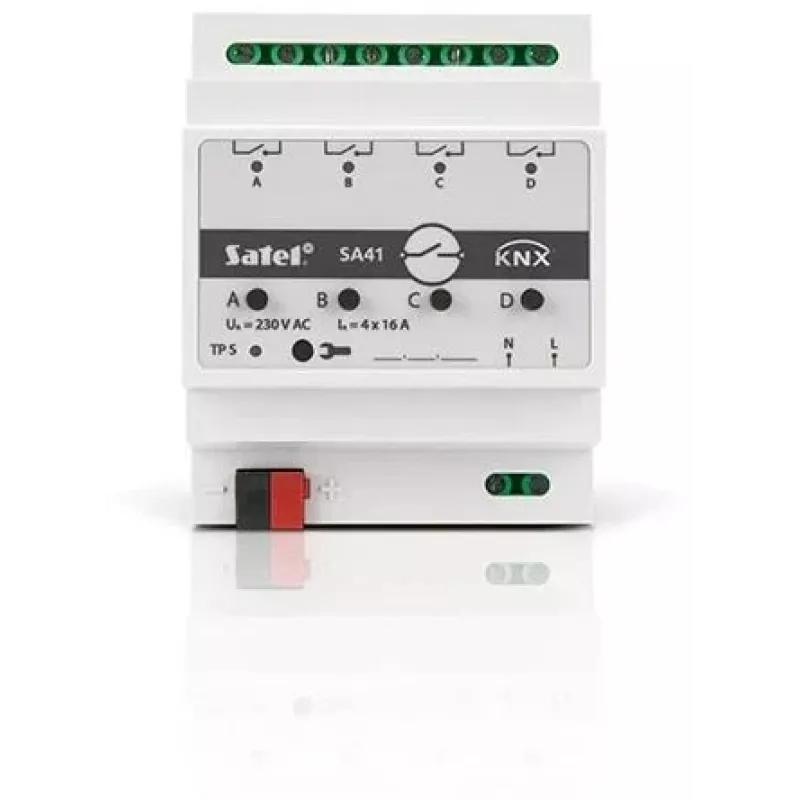 SATEL KNX 4 kanālu slēgšanas izpildmehānisms KNX-SA41