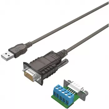 USB 2.0 uz RS422/RS485 adapteris Unitek Y-108301-1.5M ar FTDI mikroshēmu, 1,5 m kabelis