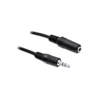 Audio kabelis DeLOCK 3,5 mm - 3,5 mm 5 m Melns