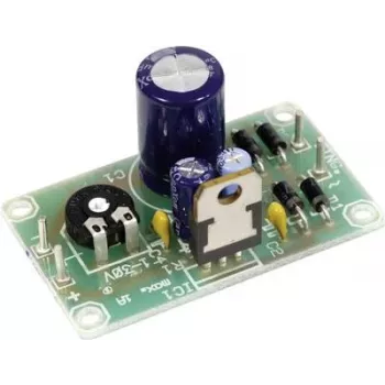 Sprieguma regulatora PCB komplekts H-TRONIC priekš LM317-T izeja 1.2–32 V DC (komplekts bez regulatora)