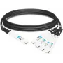 InfiniBand/optiskās šķiedras kabelis Nvidia MCP7Y50-N003 3 m OSFP 4xOSFP Melns