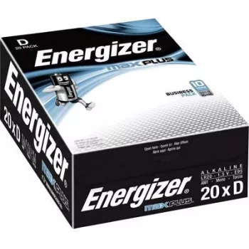 Energizer Battery Max Plus E301323704 D/Mono/LR20 20 gab./iepakojumā.