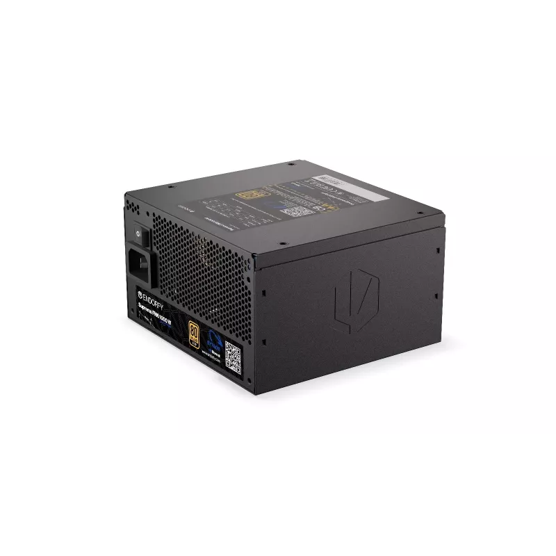 Barošanas bloks Endorfy Supremo FM6 1000W, 80 PLUS Gold, ATX 3.1, modulārs, melns