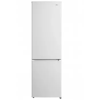 Brīvstāvošs kombinētais ledusskapis Midea MDRB380FGE01A, 270 L, No Frost, 180 cm, 41 dB, enerģijas klase E, balts