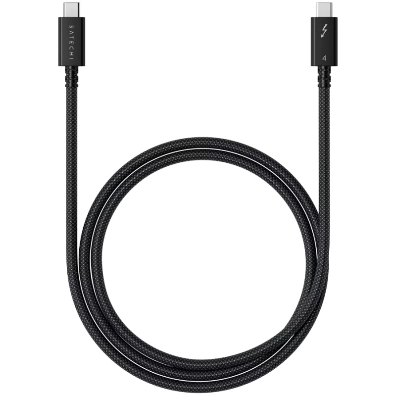 Satechi ST-YTB100K Thunderbolt kabelis 1 m 40 Gbit/s Melns