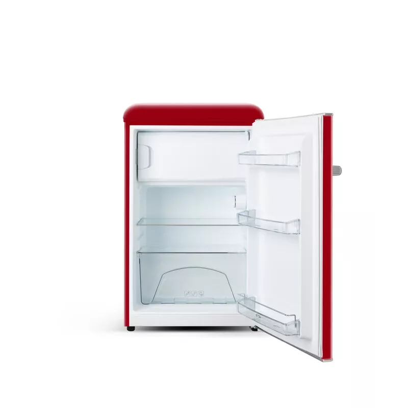ETA | Ledusskapis | ETA253690030E | Energoefektivitātes klase E | Brīvi stāvošs | Pieliekamais skapis | Augstums 90 cm | Ledusskapja neto tilpums 92 L | Saldētavas neto tilpums 18 L | 38 dB | Sarkans
