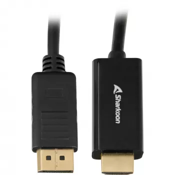DisplayPort–HDMI adapteris Sharkoon 4K 60 Hz, 1 m kabelis