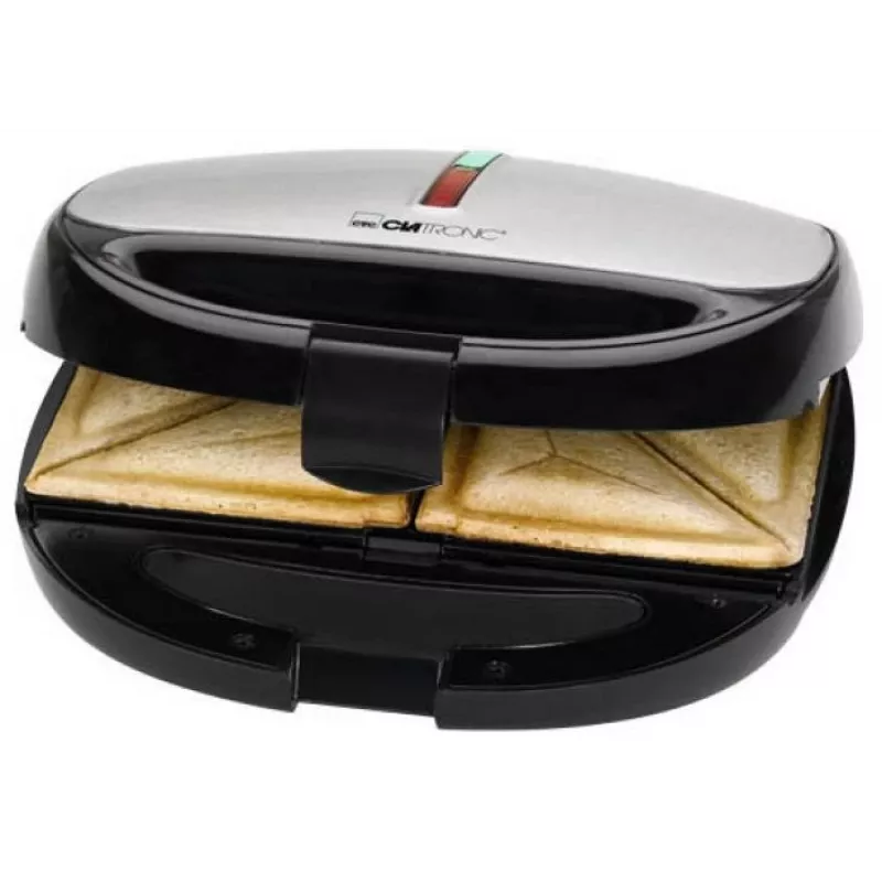 Clatronic ST/WA 3670 sviestmaižu cepamierīce 800 W Melna, nerūsējošais tērauds