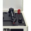 Belt-drive atskaņotājs Lenco TT-115CR krēmkrāsā — koferīša formāta skaņuplašu atskaņotājs, USB ierakstīšana, Bluetooth 5.0, 33/45/78 RPM