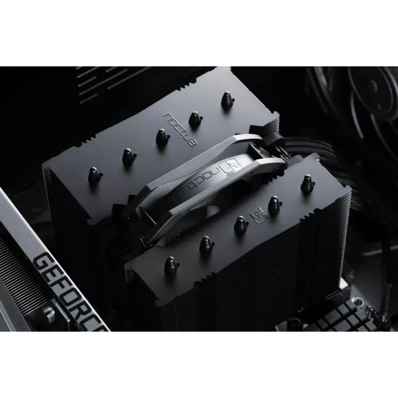 Gaisa dzesētājs Noctua NH-D12L 12 cm Alumīnijs Melns 450-2000 RPM 18.8-22.6 dB