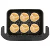 ProfiCook PC-FR 1313 H dubultā karstā gaisa friteris, 10 L, 2400 W, melns/nerūsējošais tērauds