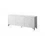 MARMO 3D kumode 200x45x80,5 cm balts matēts/marble balts