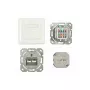 Synergy 21 S216358 - 2 x RJ-45 - 6a - Balta - 80 mm - 80 mm - 5,6 cm