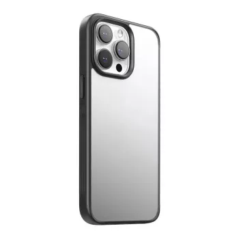 Aizsargtelefona maciņš Joyroom JR-15Q2 matēti melns iPhone 15 Pro, plāns aizsargapvalks
