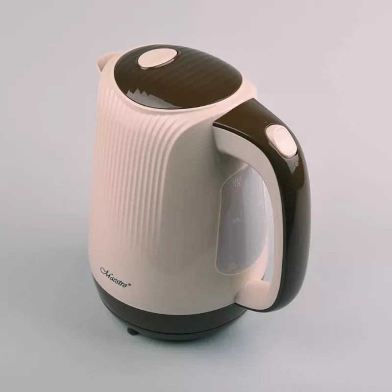 Feel-Maestro MR042 bēšs elektriskā tējkanna 1,7 L Bēšs, Brūns 2200 W