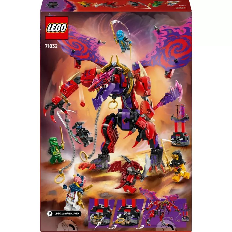 LEGO NINJAGO 71832 Thunderfang Dragon of Chaos