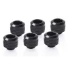 Armatūras komplekts Alphacool 17475 — misiņa veidgabali, melni, Ø 22 mm, A 20 mm
