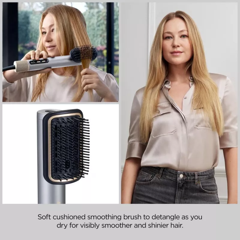 Matu veidošanas komplekts BABYLISS AS6555E — Airflow tehnoloģija, 4 sildīšanas līmeņi, 2,5 m vads, sudraba/zelta krāsā