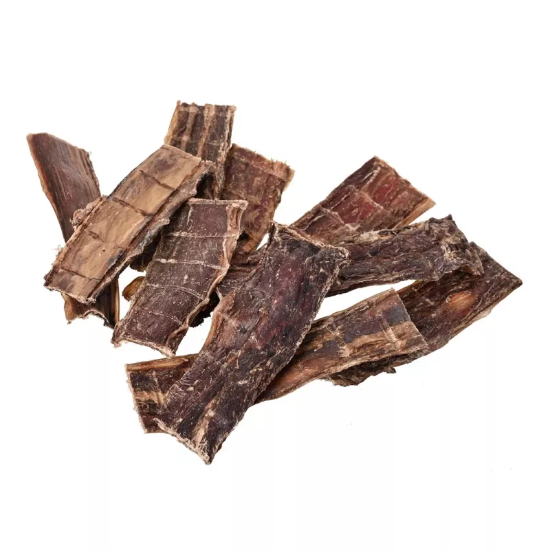 Suņu košļājums PETITTO liellopu barības vads 1 kg — dabīgs ilgstošs košļājums suņiem