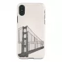 Telefona maciņš man and wood iPhone X/XS, rokas tilta dizains, melns