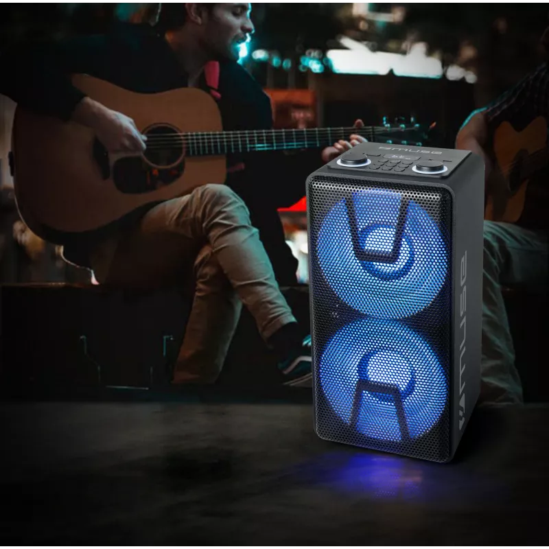 Muse Party Box Skaļrunis M-1805 DJ 150 W Bezvadu savienojums Melns Bluetooth