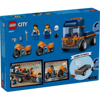 LEGO CITY 60491 Motociklu pārvadātājs