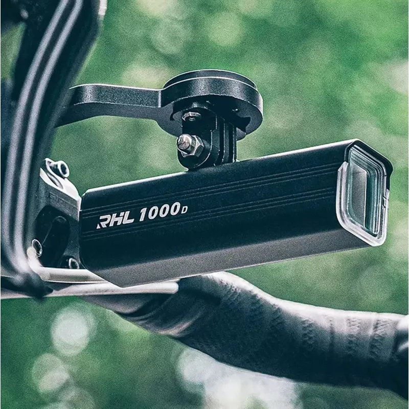 Rockbros RHL1500 priekšējais velosipēda lukturis spidometram/GPS