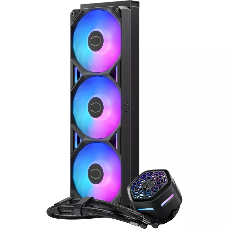 360mm AIO Liquid Cooler Cooler Master MasterLiquid 360 Atmos II VRM Fan MLX-D36M-A25SZ-V1 ar RGB