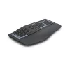 Bezvadu ergonomiskā tastatūra HAMA WK-900 melna USB, kompakts izkārtojums, bezvadu savienojums