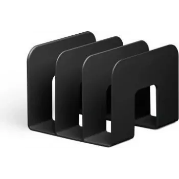 Žurnālu plaukts Durable ECO Plastic Melns